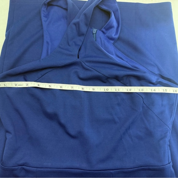 NWT Grace Karin Size M Colbolt Blue Linder Stretchy Midi Dress - Picture 9 of 15